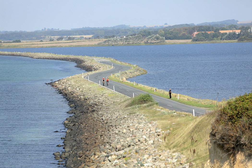 Helnæs dæmning cyklister