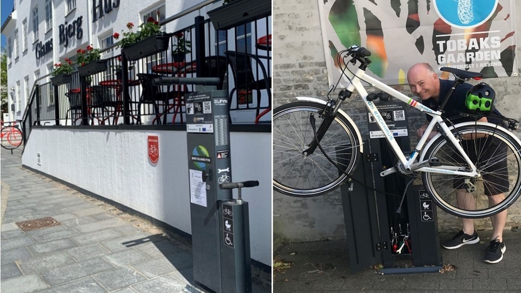 Bike station på Vestfyn