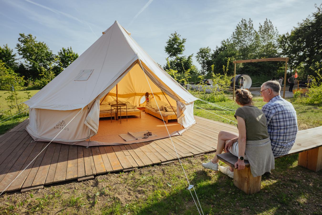Overnat i Fyns Sommerland - Glampingtelte